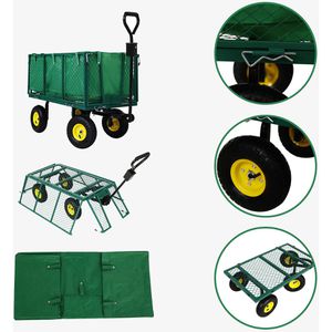 Produktbild für Gartenwagen Arebos 42330, 175 Liter, bis 550 kg