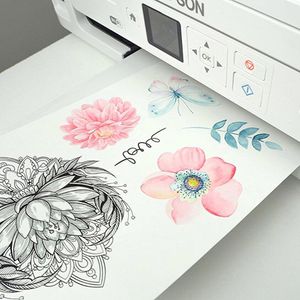 Produktbild für Transferpapier Skullpaper Tattoofolie Inkjet, A4