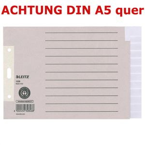 Register Leitz 1226-00-85, A5 quer Überbreite