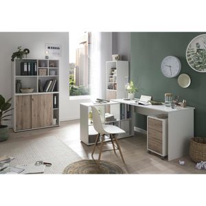 Produktbild für Schreibtisch Möbelpartner Serie 400, weiß