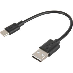 Ladekabel Goobay 38675, schwarz, 0,1m