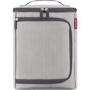 Produktbild für Kühltasche Reisenthel Coolerbox herringbone grey, faltbar