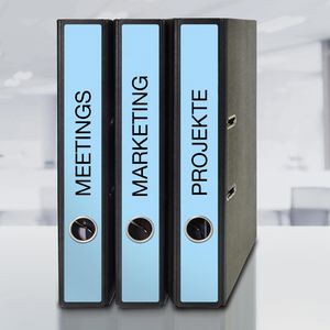 Produktbild für Rückenschilder Zweckform L4749-20, blau