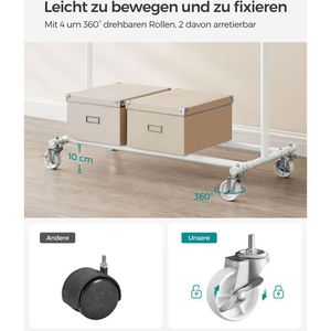 Produktbild für Garderobenständer Songmics HSR013W01, weiß