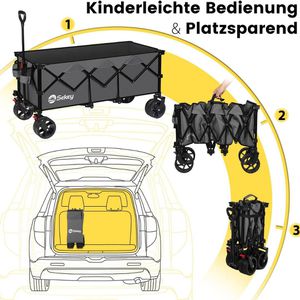 Produktbild für Bollerwagen Sekey XXXL FW36, faltbar