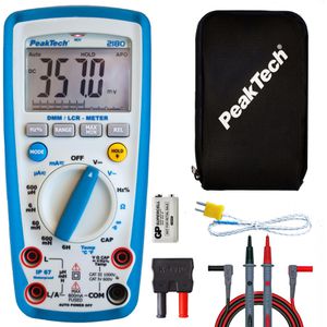 Produktbild für Multimeter PeakTech P 2180, digital, RMS