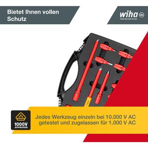 Produktbild für Steckschlüssel Wiha 43023, 7207NK2001, 20-teilig