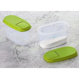 Produktbild für Schüttdose Kigima grün, aus Kunststoff, Set