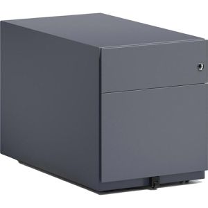Produktbild für Rollcontainer Bisley Note, aus Metall, anthrazit