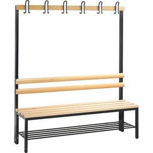 Umkleidebank CP-Möbel 8051-110, Sitzfläche Holz, 150 cm