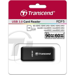 Produktbild für Kartenleser Transcend RDF5, 2 in 1, USB 3.0