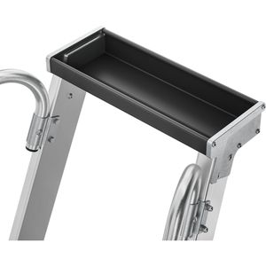 Produktbild für Stehleiter Hailo Master P80, 10000120, 2 Handläufe &amp; Plattform
