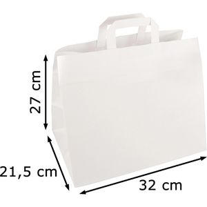 Produktbild für Papiertüten Papstar 87174, weiß