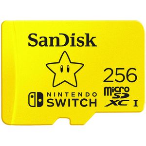 Micro-SD-Karte SanDisk für Nintendo Switch, 256GB