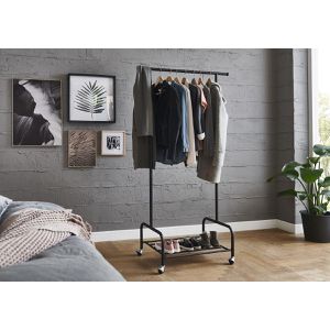 Produktbild für Garderobenständer Haku-Möbel Mario 1, schwarz