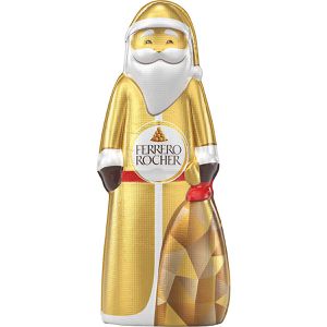 Produktbild für Weihnachtsmann Ferrero-Rocher Höhe 14,3 cm