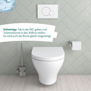 Produktbild für WC-Reiniger HAKA Zitrone, WC Aktiv Tabs