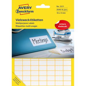 Vielzwecketiketten Zweckform 3311, weiß