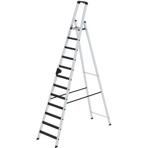 Stehleiter MUNK 41632, nivello-Leiterfüße, mit Plattform