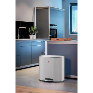 Produktbild für Mülleimer Wesco Multi Collector 2, grey matt