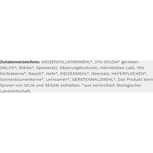 Produktbild für Knäckebrot Edeka Vollkorn, Weizen, Käse-Kürbiskern, BIO