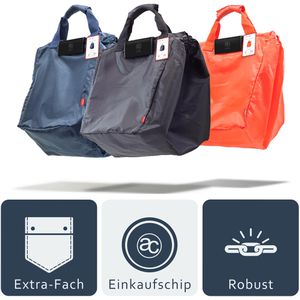 Produktbild für Einkaufstasche achilles AD101c Easy-Shopper Combi, schwarz