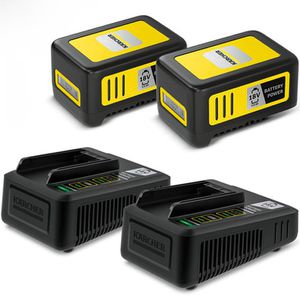 Produktbild für Rasenmäher Kärcher LMO 4-18 Dual Battery Set, Akku