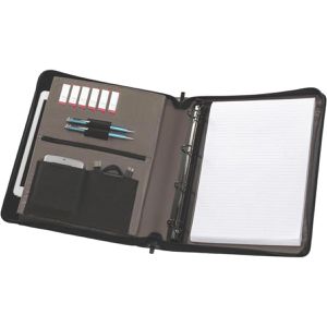 Schreibmappe Wenger Affiliate, grau, inkl. Block, Nylon