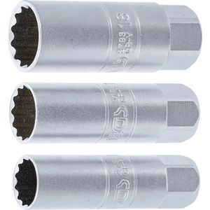 Zündkerzenschlüssel BGS-technic 6858, Steckeinsatz, 3-teilig