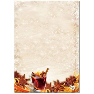 Weihnachtsbriefpapier Sigel DP139 ChristmasFlavour