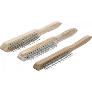 Produktbild für Drahtbürste BGS-technic 85815, Set, Handbürste 260 mm