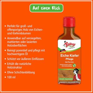 Produktbild für Möbelpolitur Poliboy Eiche Kiefer Pflege
