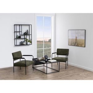 Produktbild für Wandregal AC-Design Seaford, schwarz