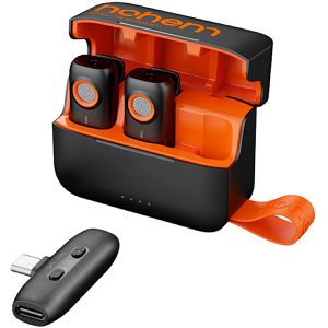 Produktbild für Mikrofon Hohem MIC-01 2TX + 1RX + Case, schwarz