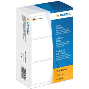 Produktbild für Adressetiketten Herma 4311, weiß