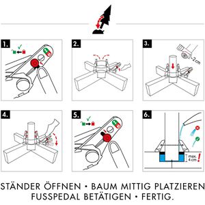 Produktbild für Weihnachtsbaumständer Krinner 95020, Kopenhagen schwarz