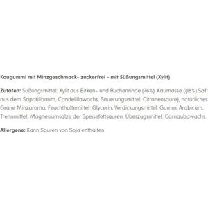 Produktbild für Kaugummis Birkengold Natur, Grüne Minze