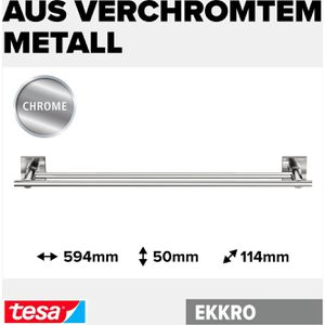 Produktbild für Handtuchhalter Tesa Ekkro 40626, silber