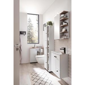 Produktbild für Spiegelschrank Schildmeyer Lugo 157385, kreideweiß