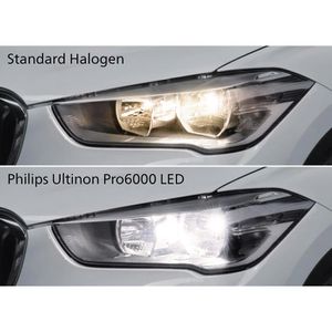 Produktbild für Auto-Lampe Philips Ultinon Pro6000 Boost Gen2, 5800 Kelvin, H4