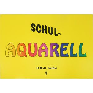 Aquarellpapier Böttcher-AG Schulaquarell Block, A3