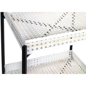 Produktbild für Beistelltisch Haku-Möbel 22557, Wien, creme / schwarz