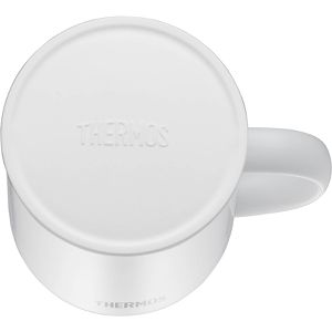 Produktbild für Thermobecher Thermos Longlife Cup white mat, mit Henkel, weiß