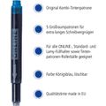 Zusatzbild Füllertinte Online 17036 Kombipatrone, blau