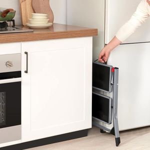 Produktbild für Klapptritt Songmics GSL002GY01, grau, aus Stahl