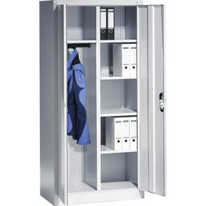 Mehrzweckschrank CP-Möbel Acurado, abschließbar, lichtgrau