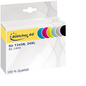 Produktbild für Tinte Böttcher-AG für Epson 24XL T2438, Multipack