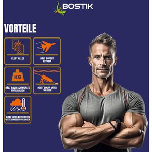 Produktbild für Montagekleber Bostik Mamut Glue, für außen, 450g