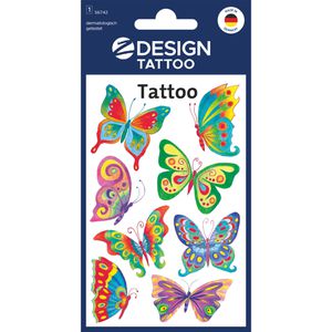 Temporäre-Tattoos Zweckform Z-Design 56742, farbig
