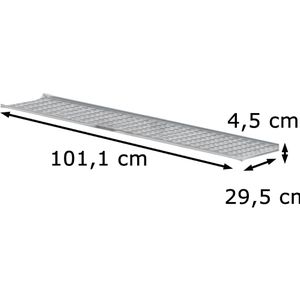 Produktbild für Belagbühne MUNK 30304, aus Aluminium